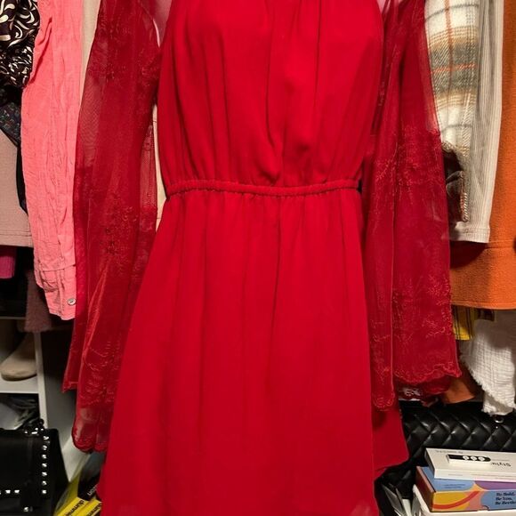 2/$15 Red Lace Dress - Picture 2 of 3
